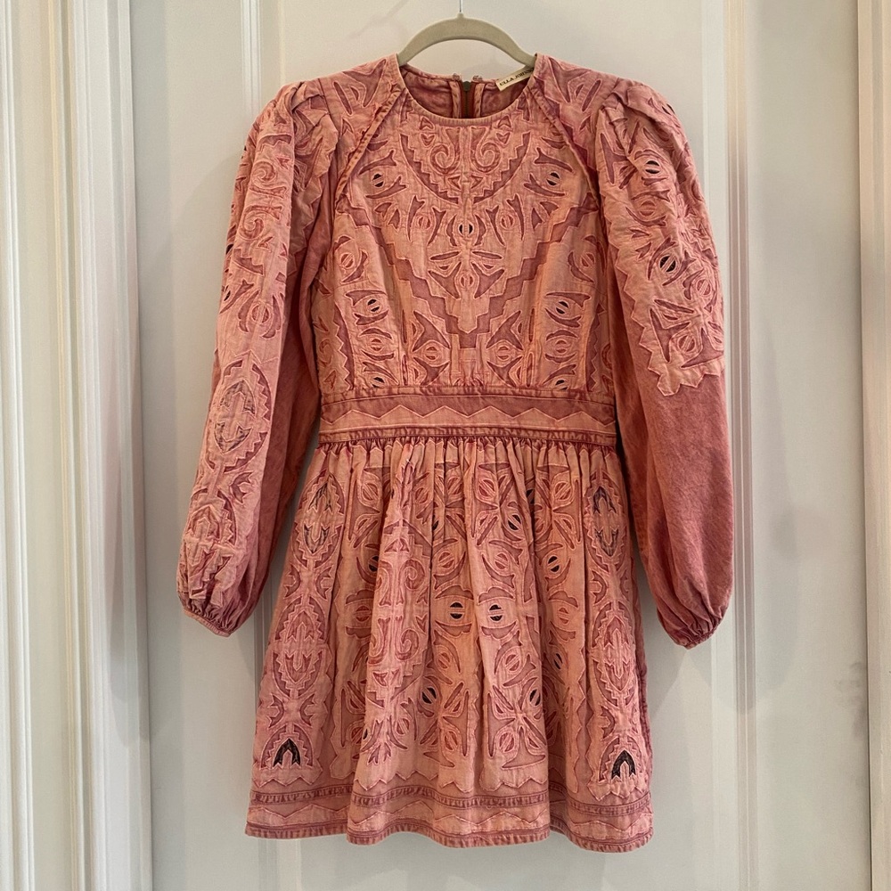 Ulla Johnson Pink Patterned Kids Dress